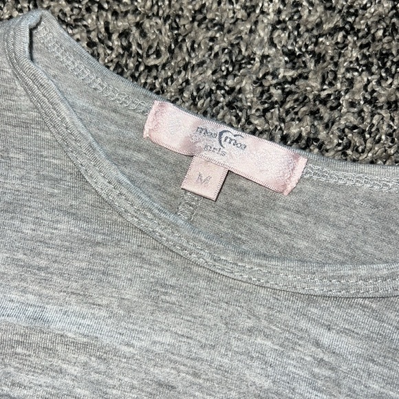 Girls 7/8 bundle tie dye dress•denim vest•grey top - Picture 2 of 7